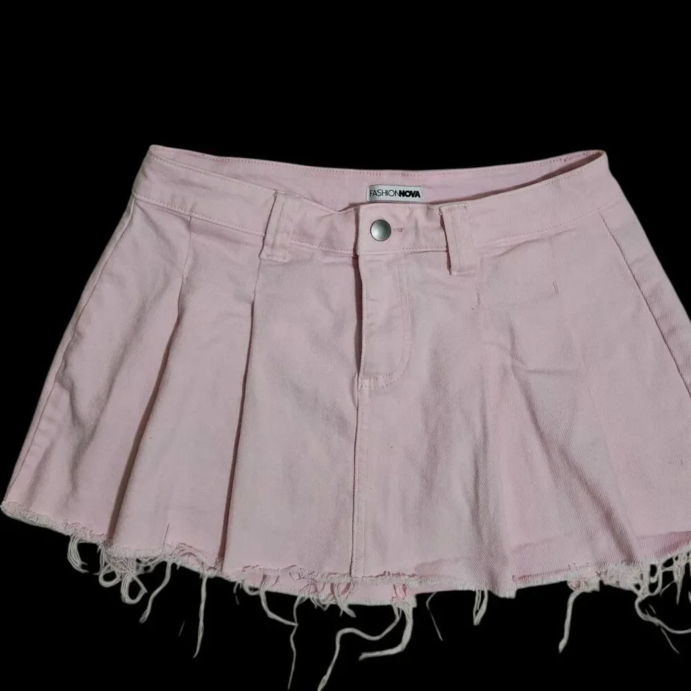 Fashion-nova Women's Pink Skirt